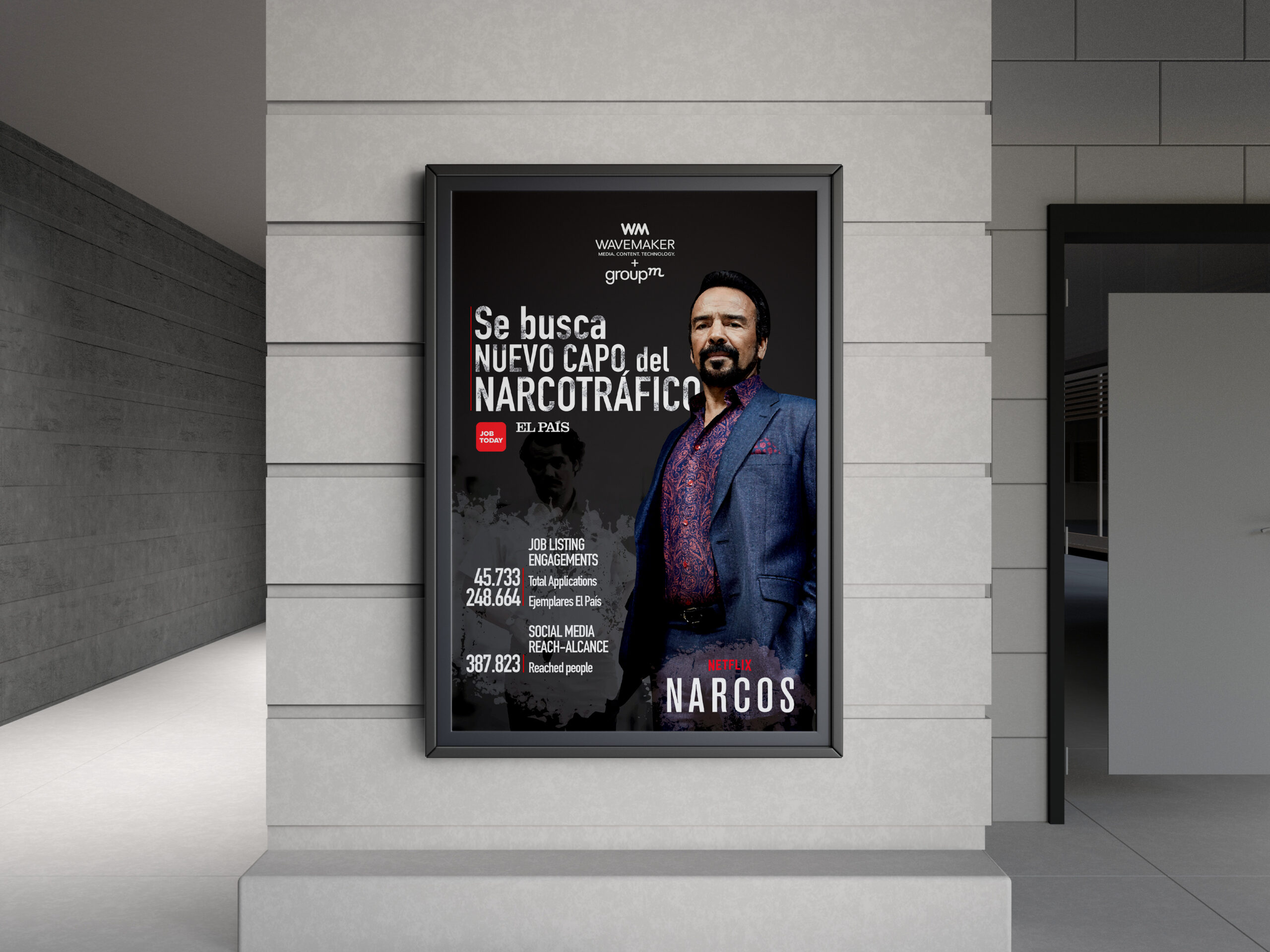 Indoor Wall Signage Mockup